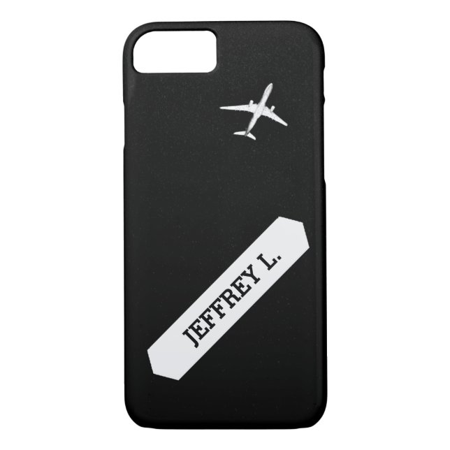 Wegfliegen | Personalisiertes Höhenflugzeug Case-Mate iPhone Hülle (Rückseite)