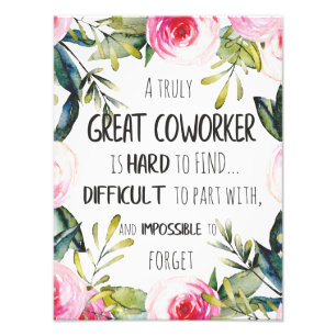 Weggehen der Gabe für einen Mitarbeiter, der ein G Fotodruck