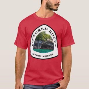 Wegmarkierung im Pictured Rocks National Lakeshore T-Shirt