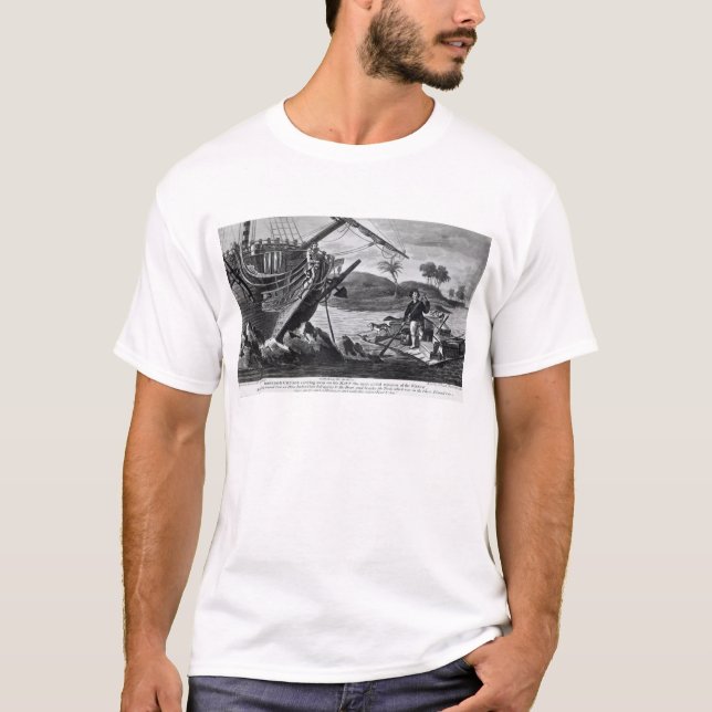 Wegschaffen Robinsons Crusoe T-Shirt (Vorderseite)
