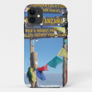 Wegweiser auf dem Gipfel des Kilimanjaro Kenia Case-Mate iPhone Hülle