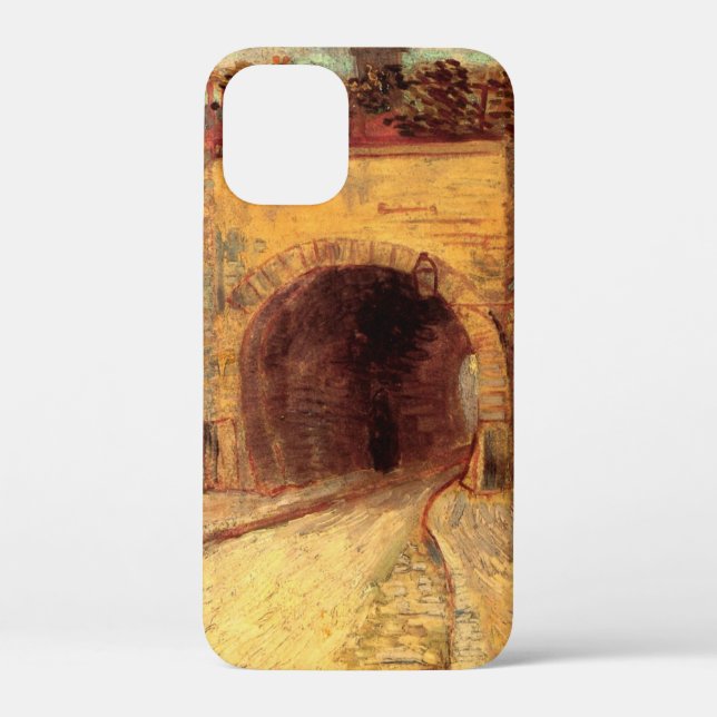 Wegweiser mit der U-Bahn Viadukt von Vincent van G Case-Mate iPhone Hülle (Rückseite)