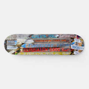 Wegweiser Skateboard