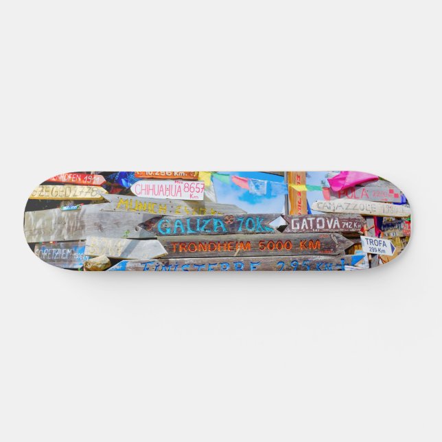 Wegweiser Skateboard (Horizontal)