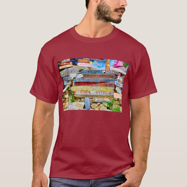 Wegweiser T-Shirt (Vorderseite)