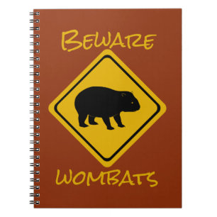 Wegweiser Wombat Notizblock