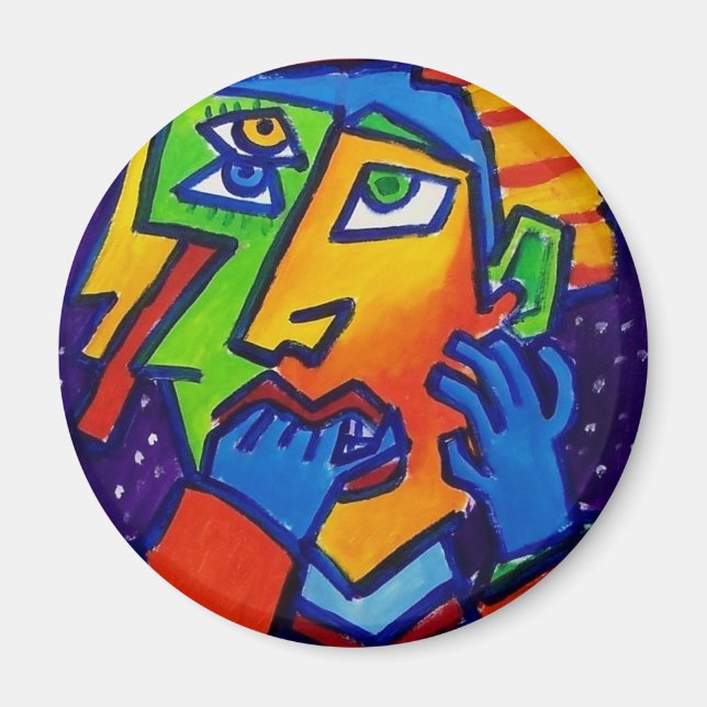 Wehe Frau D 1 von Piliero Magnet (Vorne)