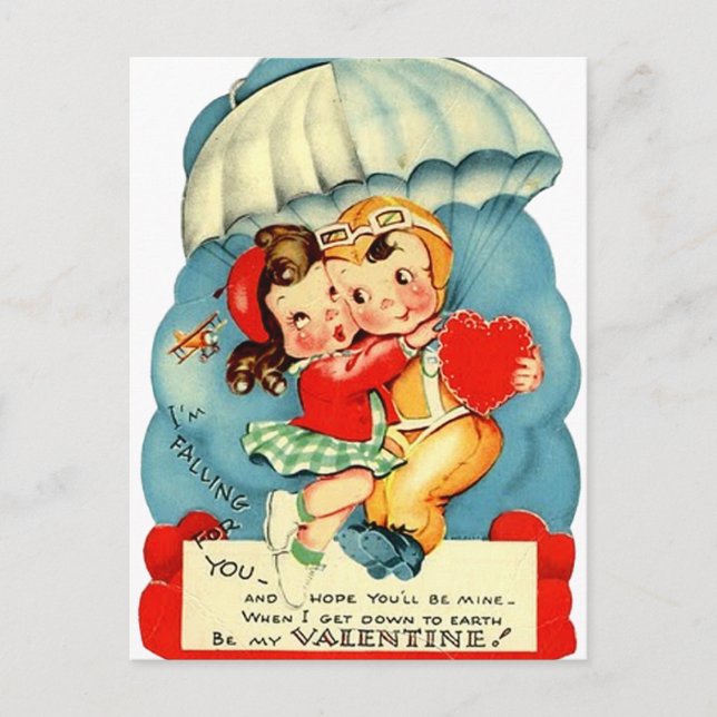 Wehrmacht Valentinstag Postkarte (Vorderseite)