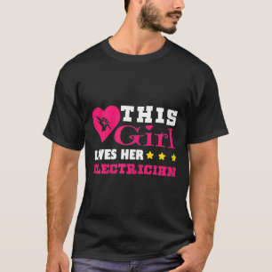 Weibchen, die Elektrizität geben diesem Mädchen Li T-Shirt