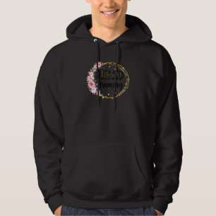 Weibchen gesegnete Grammy-Blume für Oma L Hoodie