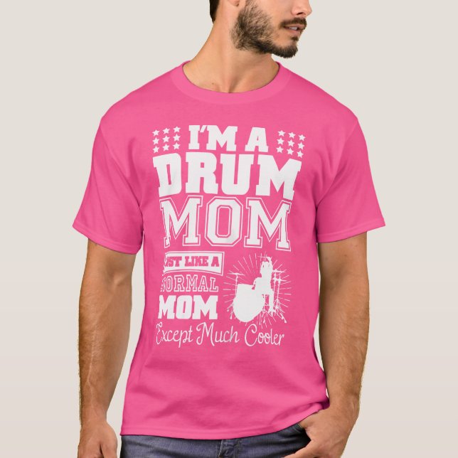 Weibchen, ich bin ein Shirt aus der Mama. Drummer  (Vorderseite)