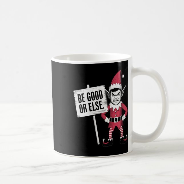 Weibchen Ich bin ein wütender Elf Niedliche lustig Kaffeetasse (Rechts)