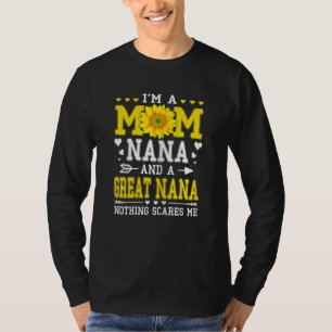 Weibchen Ich bin eine Mama Nana Großmutter Muttert T-Shirt