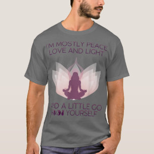 Weibchen Ich bin meistens Liebe und Licht & ein bi T-Shirt