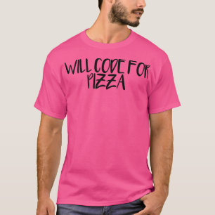 Weibchen Minimal Funny Sprichwort kodiert für Pizz T-Shirt