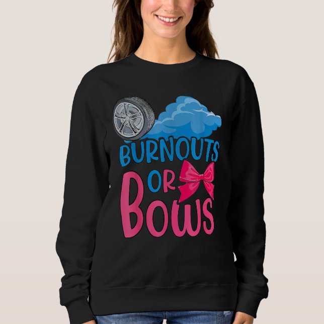 Weibchen oder Weibchen Geschlecht offenbaren Party Sweatshirt (Vorderseite)