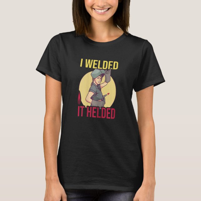 Weibchen Schweisslösung von Mädchen T-Shirt (Vorderseite)