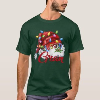 Weibchen Selige Gran Weihnachtsmannmütze Weihnacht T-Shirt