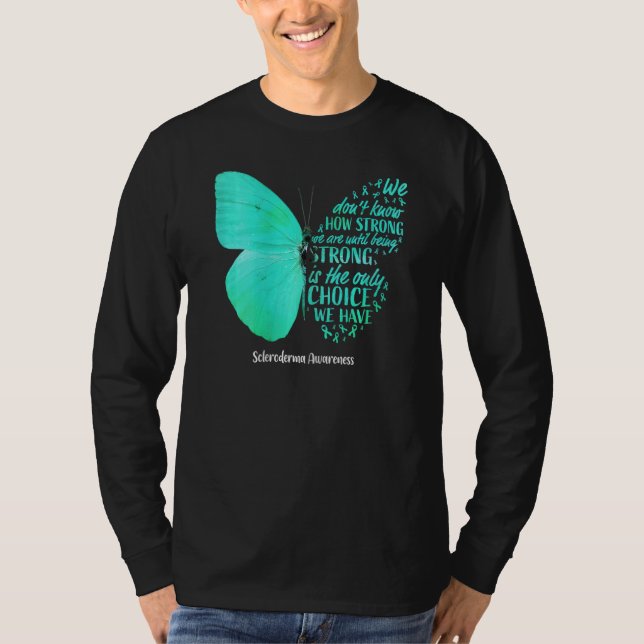 Weibchen Skleroderma Awarma Butterfly Aquamarines  T-Shirt (Vorderseite)