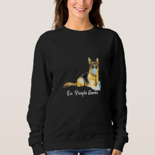 Weibchen von Neugeborenen Deutsche Schäferhündin Sweatshirt