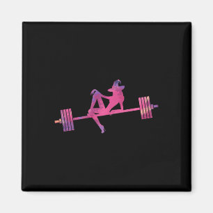 Weibchen Weightlift, Hexenhalle, Fitnessstudio O Magnet