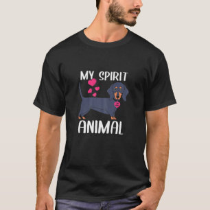 WeibchenMeine Geist Tier Dackel Hund I Liebe Mama  T-Shirt