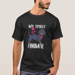 WeibchenMeine Geist Tier Dackel Hund I Liebe Mama  T-Shirt