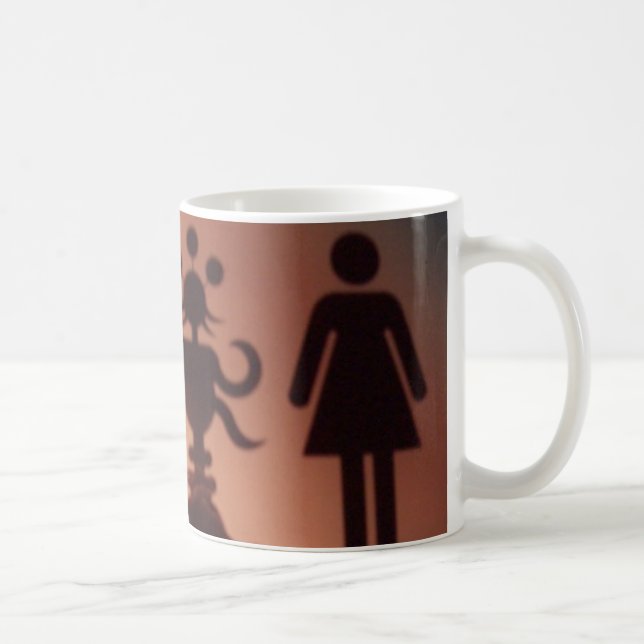 weibliche alien-Tasse Tasse (Rechts)