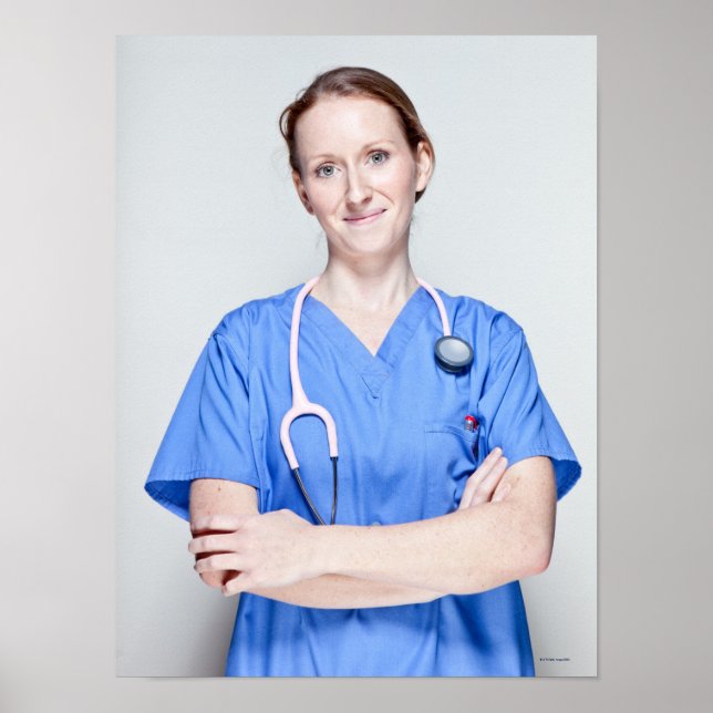 Weibliche Ärztin 2 Poster (Vorne)