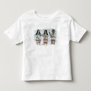 Weibliche aztekische Kostüme Kleinkind T-shirt