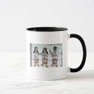 Weibliche aztekische Kostüme Tasse