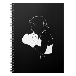 Weibliche Boxer Notizblock