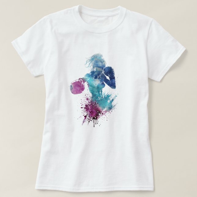 weibliche Boxerin T-Shirt (Design vorne)