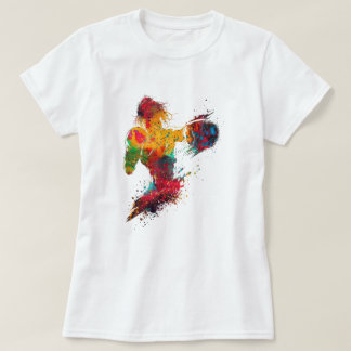 weibliche Boxerin T-Shirt