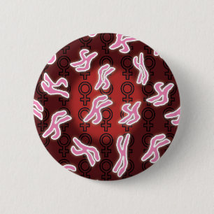 Weibliche Chromosomen Wissenschaft Button