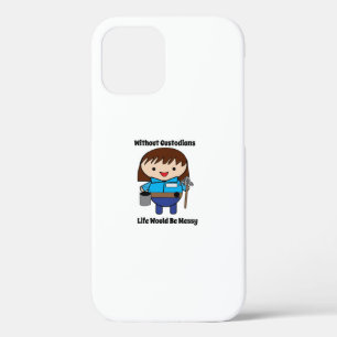 Weibliche Custodian Janitor Funny Personalize Case-Mate iPhone Hülle