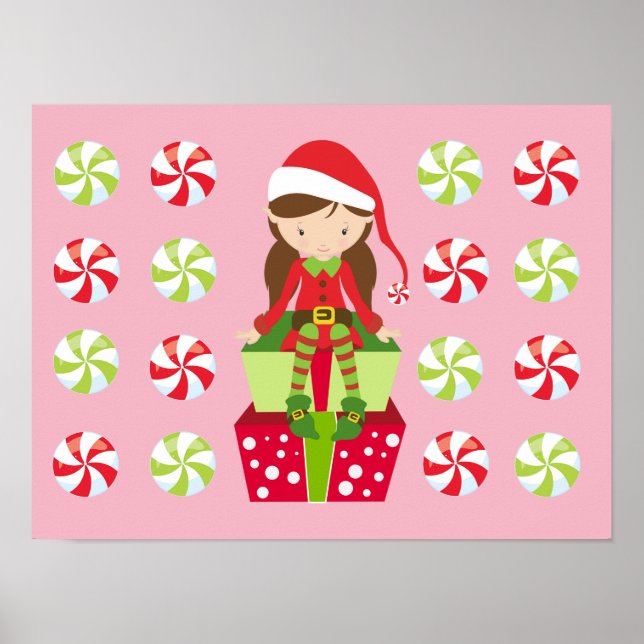 Weibliche Elf mit Kanadiern Poster (Vorne)
