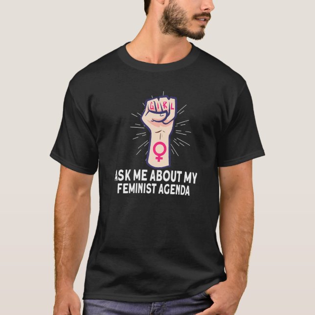 Weibliche Ermächtigung der Frau Pro Auswahl Pro Ab T-Shirt (Vorderseite)