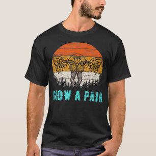Weibliche erziehen ein Paar Uterus Ovarien Frauen T-Shirt