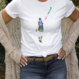weibliche Feldhockeyspielerin T-Shirt