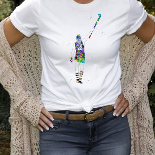 weibliche Feldhockeyspielerin T-Shirt