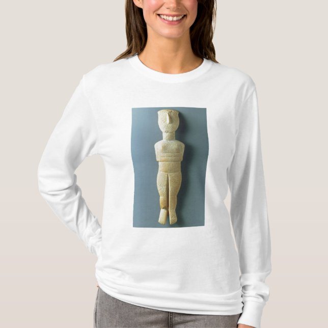Weibliche Figürchen, frühes Cycladic, c.2800-2300 T-Shirt (Vorderseite)