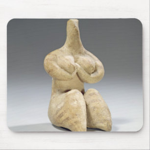 Weibliche Figürchen in der Halaf Art, c.4500 BC Mousepad