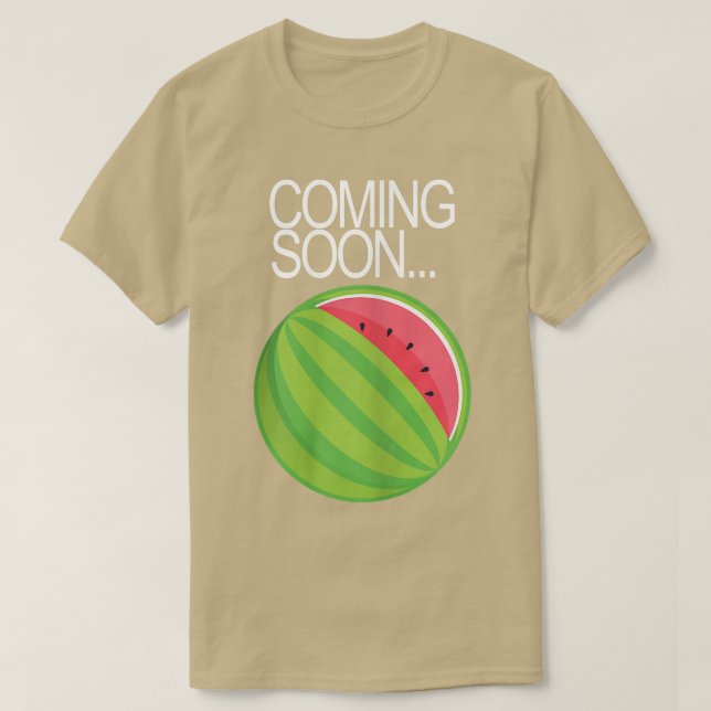 weibliche Gender Reveal Pregnancy Announcement Bab T-Shirt (Design vorne)