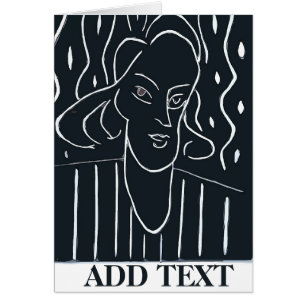 Weibliche Gesichter Schwarz & Weiß