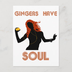 Weibliche Gingers haben Soul Postkarte