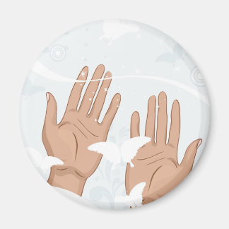 weibliche Hände Magnet