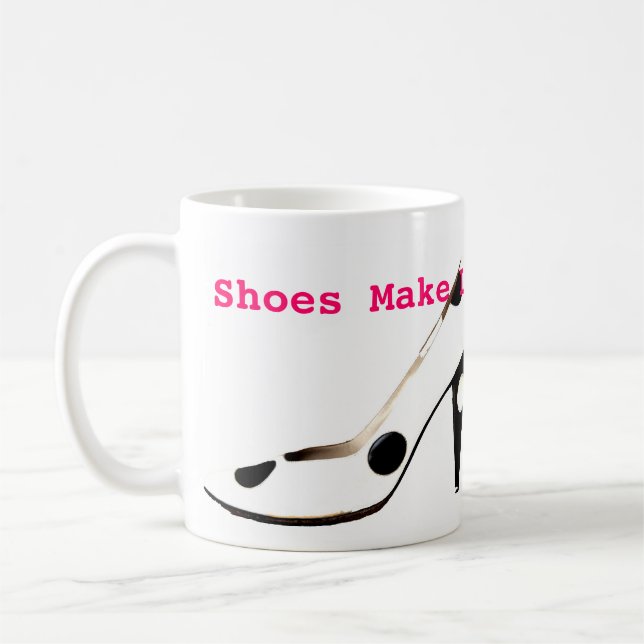 Weibliche Hautecouture-Schuhe Tasse (Links)