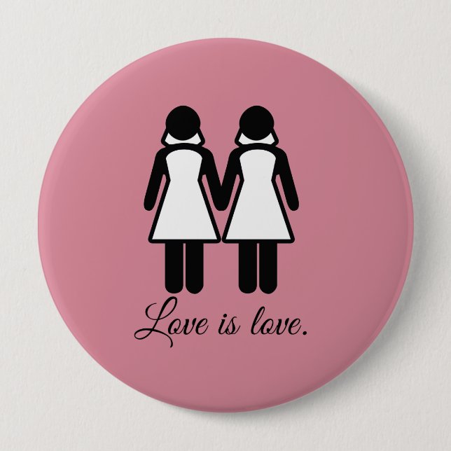 WEIBLICHE HOCHZEITS-LIEBE - .PNG BUTTON (Vorderseite)