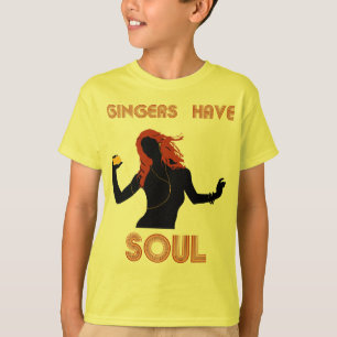 Weibliche Ingwer haben Soul T-Shirt